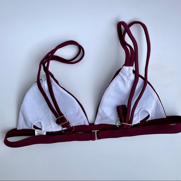 Shein Maroon/Floral Bikini - Picture 5 of 7